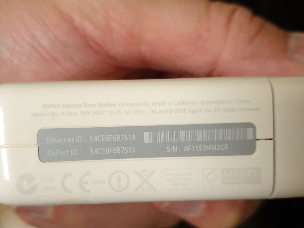 Apple Modem & Router: Apple AirPort Express Basisstation A1264 (21) – Usato da Ittigen venduto da Ziok187 5