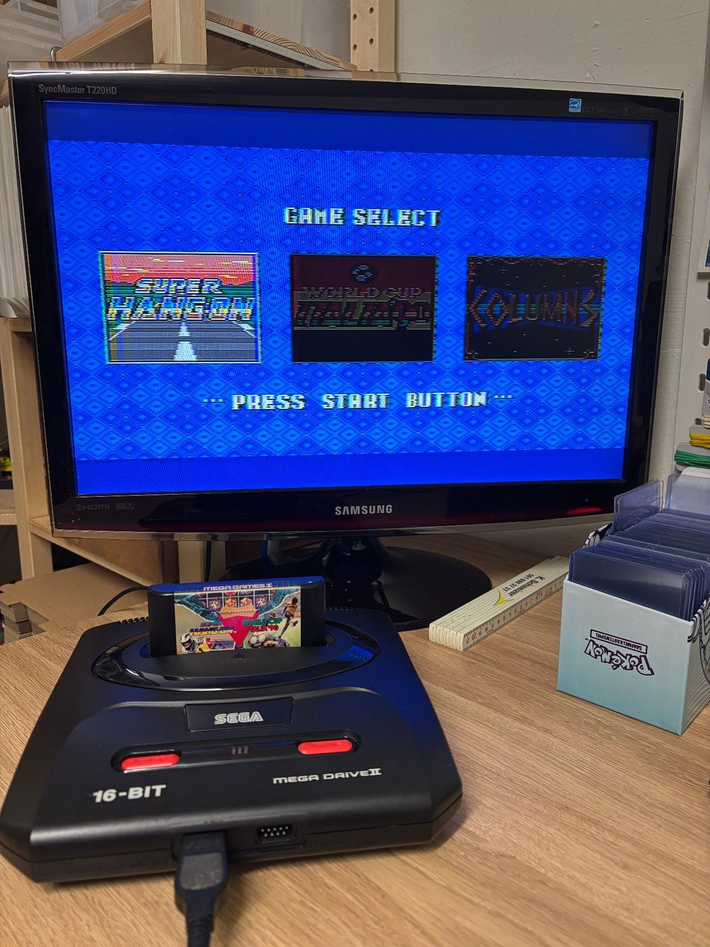 Sega Console: MD - Konsole - SEGA Mega Drive II mit Mega Games 1 – Usato da Allschwil venduto da Bullach 8