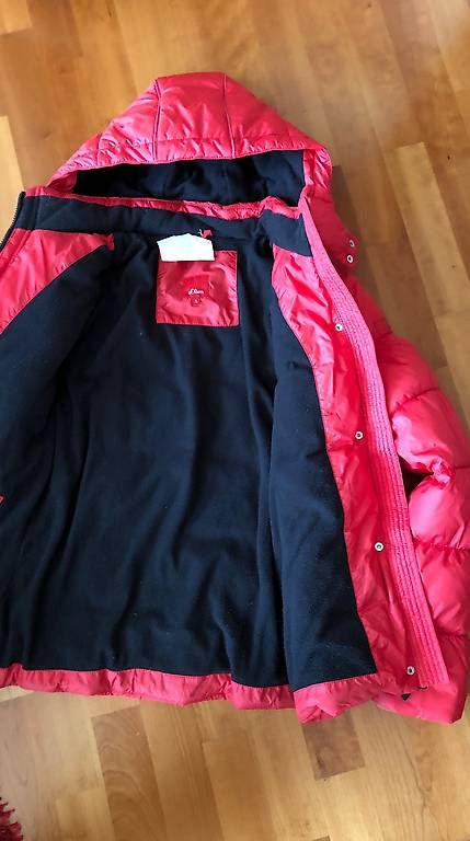 S.Oliver Giacche: S. Oliver Winterjacke in rot Gr. S / 176 – Usato da Langendorf venduto da Felix2017 3