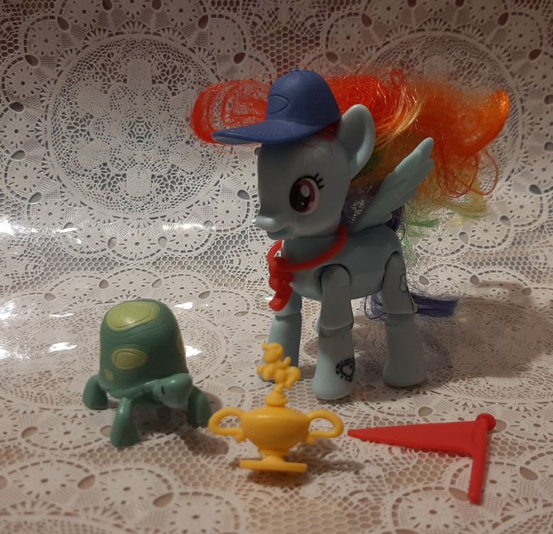 My Little Pony - Rainbow Dash Coach mit Zubehör Hasbro MLP (Gebraucht ...