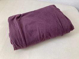 Linge de lit coton Manor 140x200cm violet