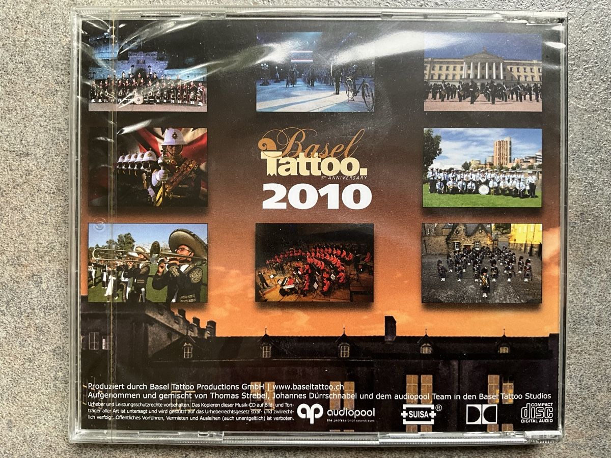 CD: Basel Tattoo 2010 CD Highlights neu – Nuovo e nell'imballaggio originale da Basel venduto da Genie2 1