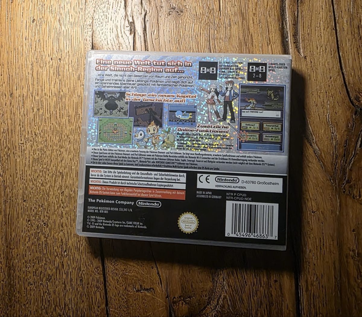 Giochi: Pokémon Platin Edition DE – Usato da Tobel venduto da luna_980911 1