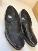 Bequeme Damen Halbschuhe, Grösse 38, Schwarz