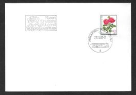 Sonderbrief A 1396 Pro Juventute Rosen für Jugend 27.11.1982