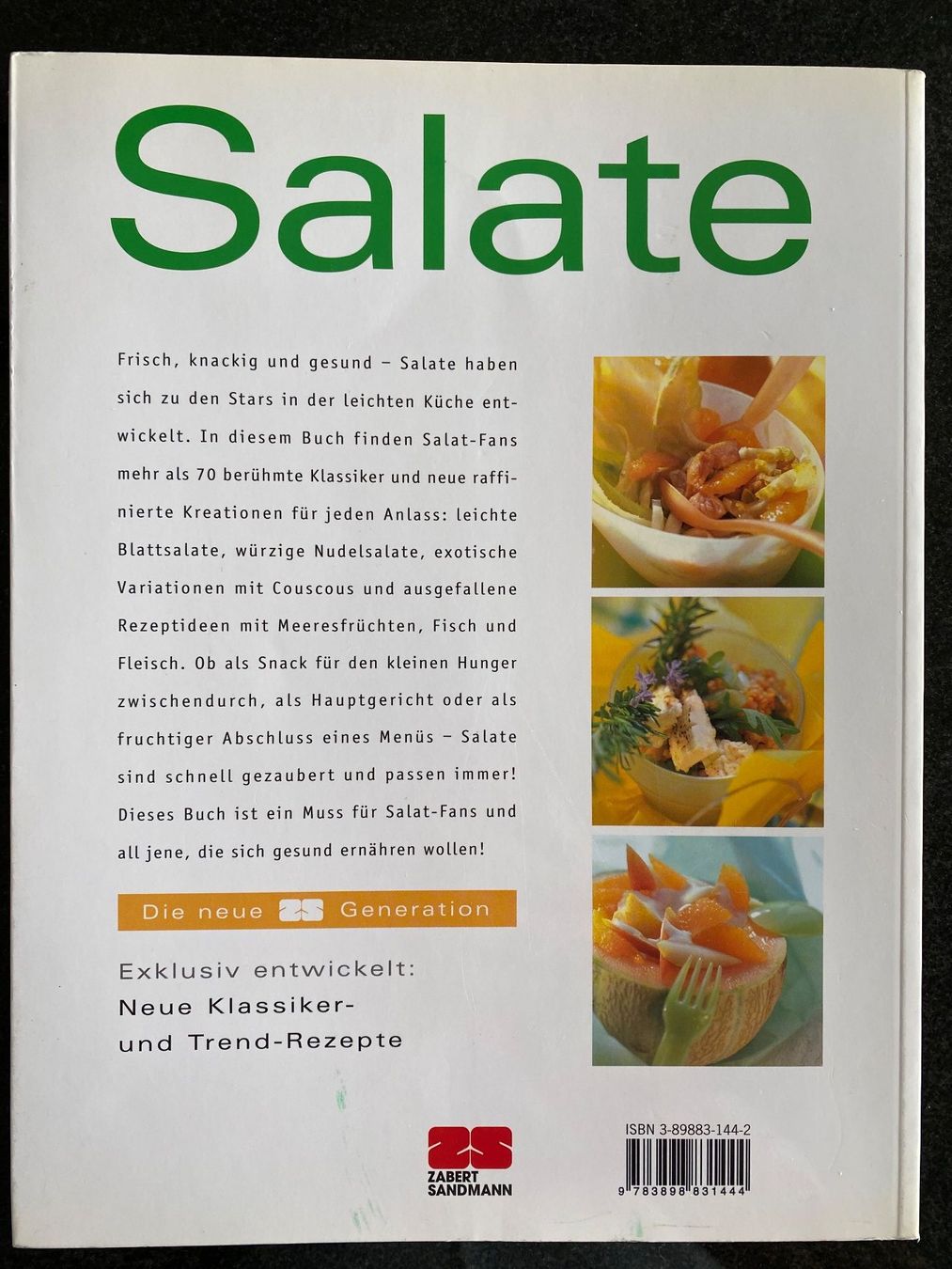Bücher: Zabert Sandmann - Salate – Gebraucht aus Meisterschwanden von Lapins2019 1