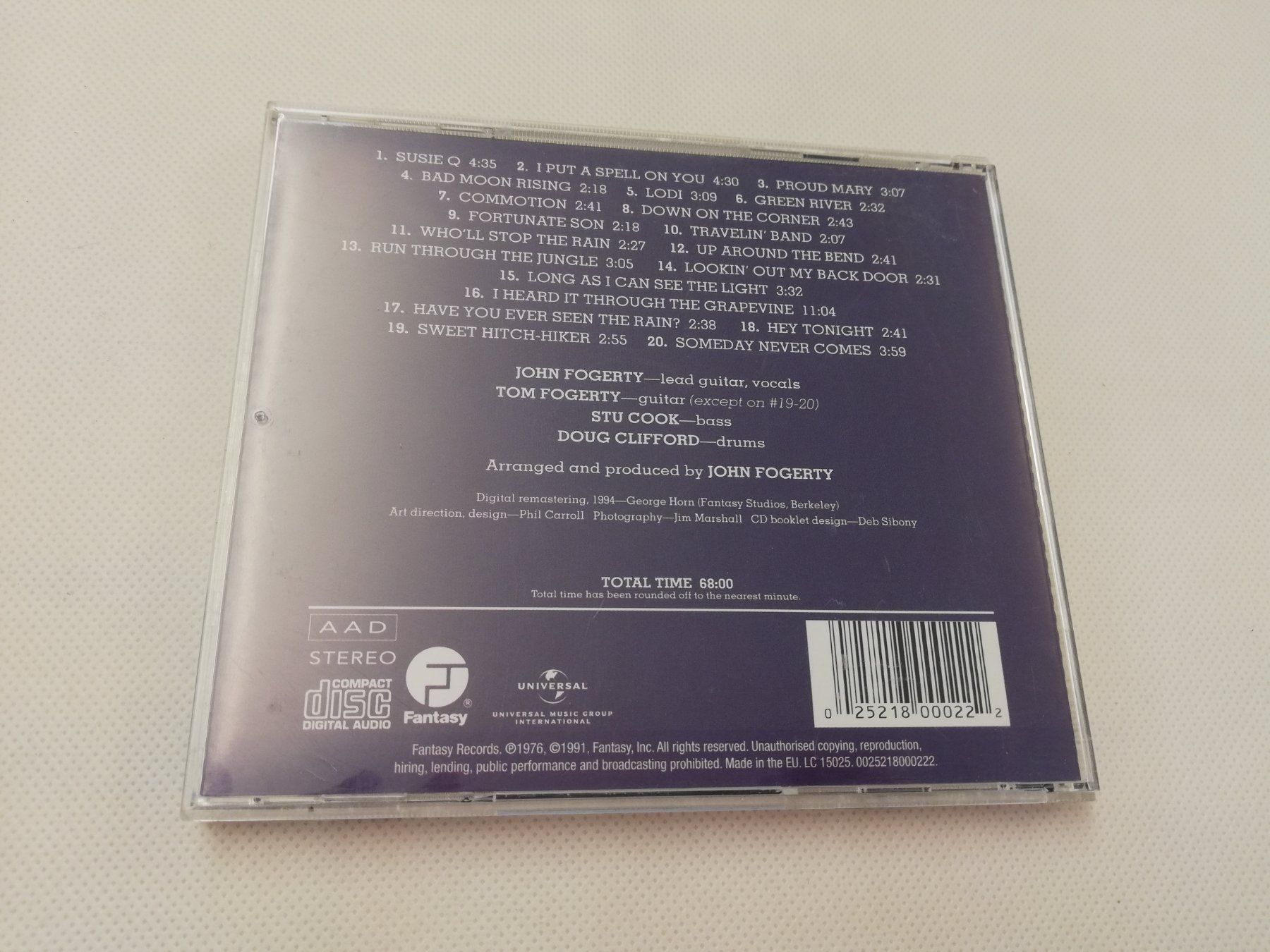 CD: CREEDENCE CLEARWATER REVIVAL - CHRONICLE – Usato da Bern venduto da Vinylsound.ch 1