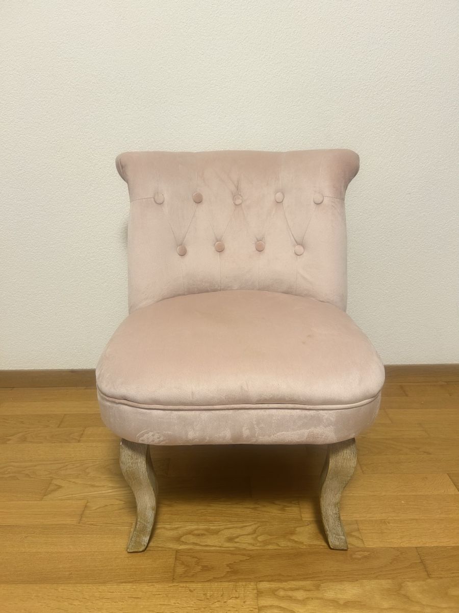 Maisons du monde Fauteuils: Sessel Samt Altrosa – D'occasion à Visp par sin_x552 1