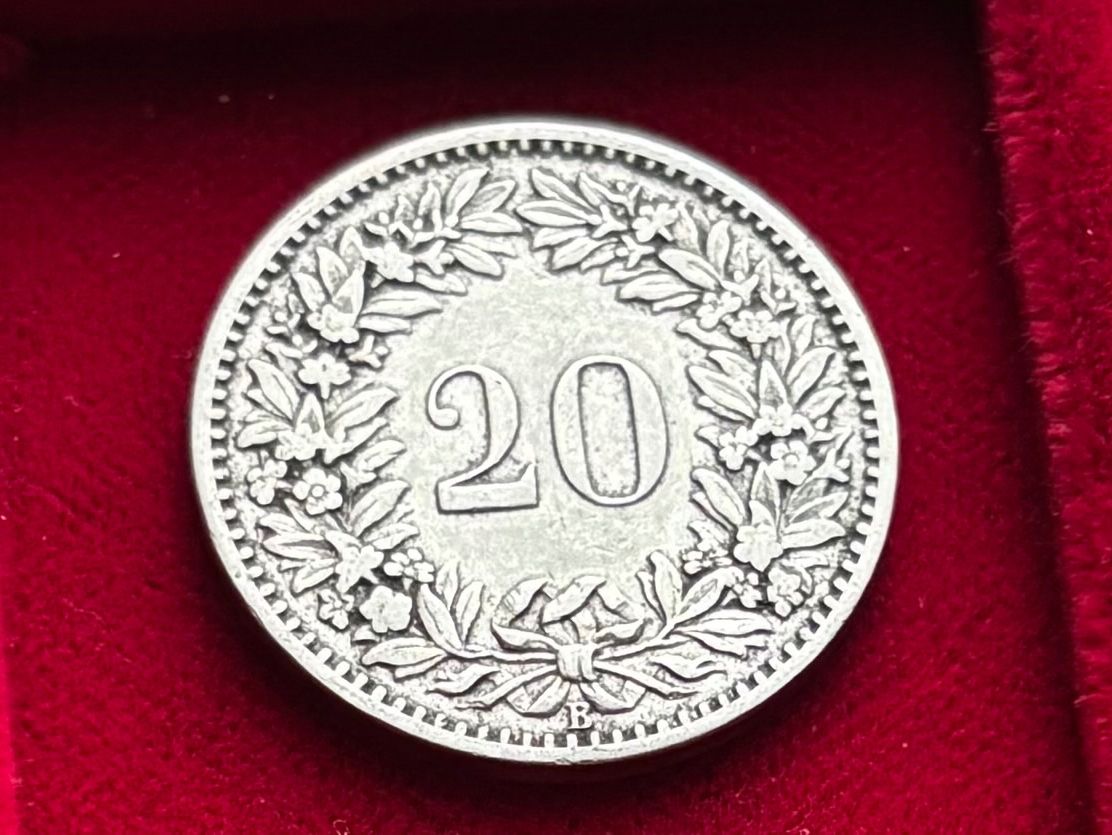 Tutti le monete: Schweiz 20 Rappen 1883 B - vzgl Libertaskopf – Usato da Speicher venduto da CH-Schatzkammer 1
