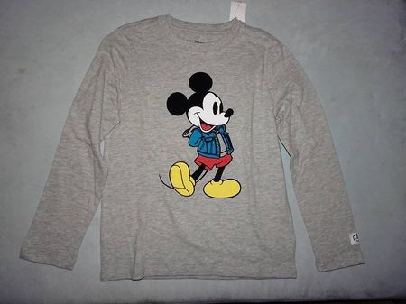 Langarmshirt Micky Maus GAP Gr.116/122 Gr. S  NEU!