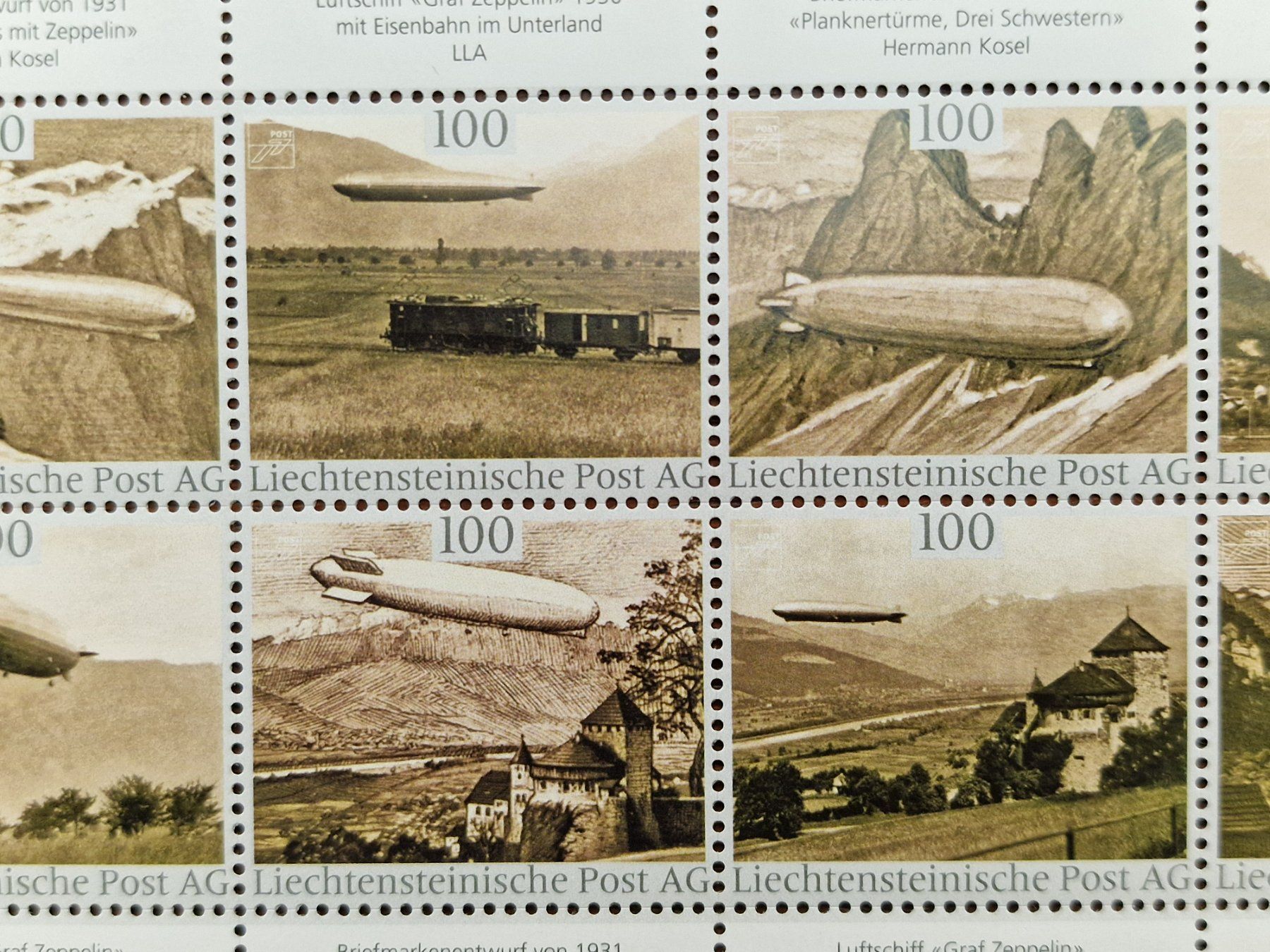 Tutti i francobolli: FL 2014 Kollektionsbogen ZEPPELIN ** – Nuovo (secondo la descrizione) da Aesch LU venduto da briefmarken.uray 2
