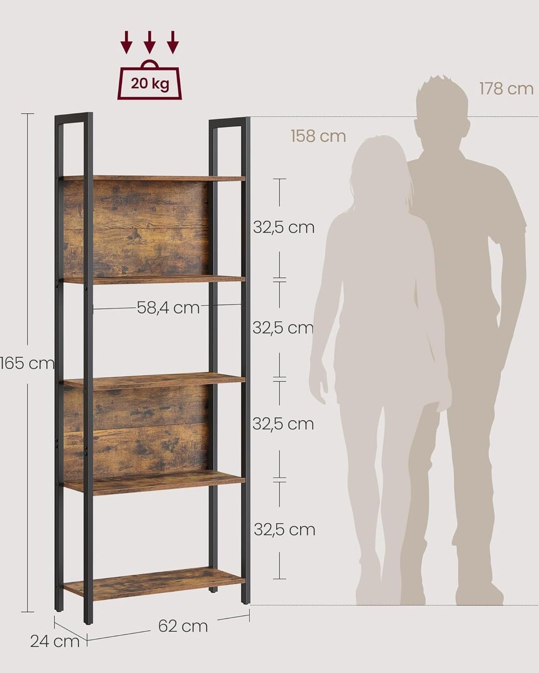 Scaffali: Bücherregal, Standregal – Nuovo (secondo la descrizione) da Sins venduto da Taschending 5