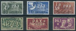 1945 - Waffenstillstand • PAX - Ersttag Voll Stempel ET