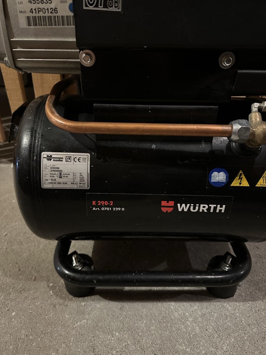Würth Kompressoren: Würth Master Kompressor K 290-2  – Gebraucht aus St. Gallen von 987JDBA 1