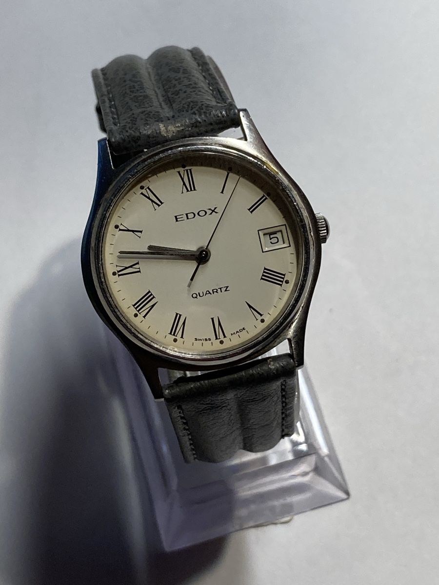 Edox Orologi: Edox quartz vintage Uhr 34 mm – Usato da Glattbrugg venduto da vintagemania 6