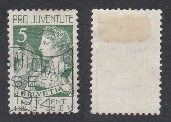 Tutti i francobolli: Timbre suisse 1913 - Pro Juventute – Usato da Dizy venduto da all_9l2s