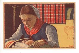 LITHO Mutter m. JESUS KIND sign. F. de R