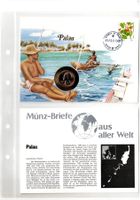 Palau_1988_Münzbrief mit Beschreibung