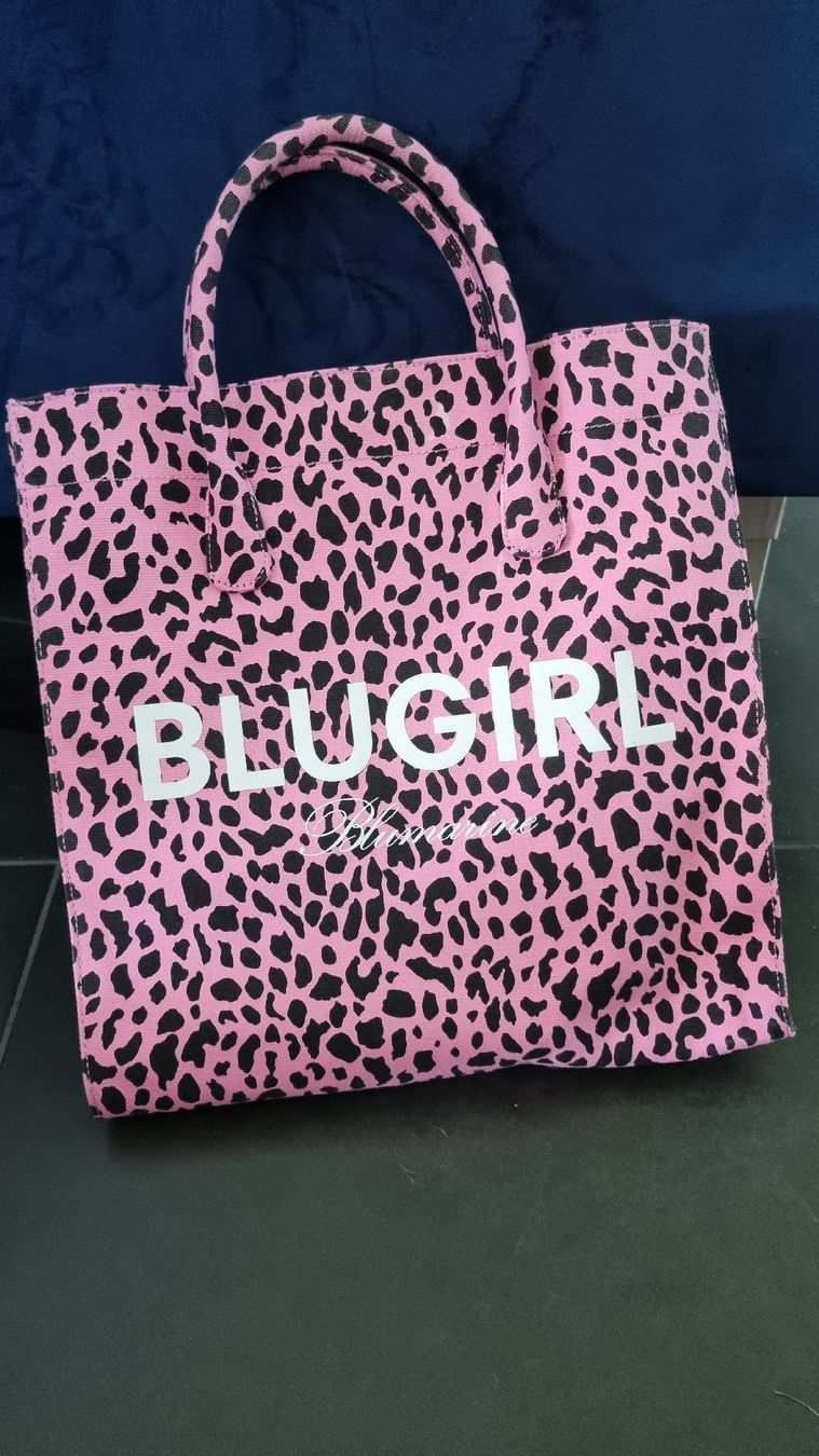 Blugirl Borse da donna: BLUGIRL Tasche Pink Leopard Muster gross – Usato da Bad Zurzach venduto da Mfritzli