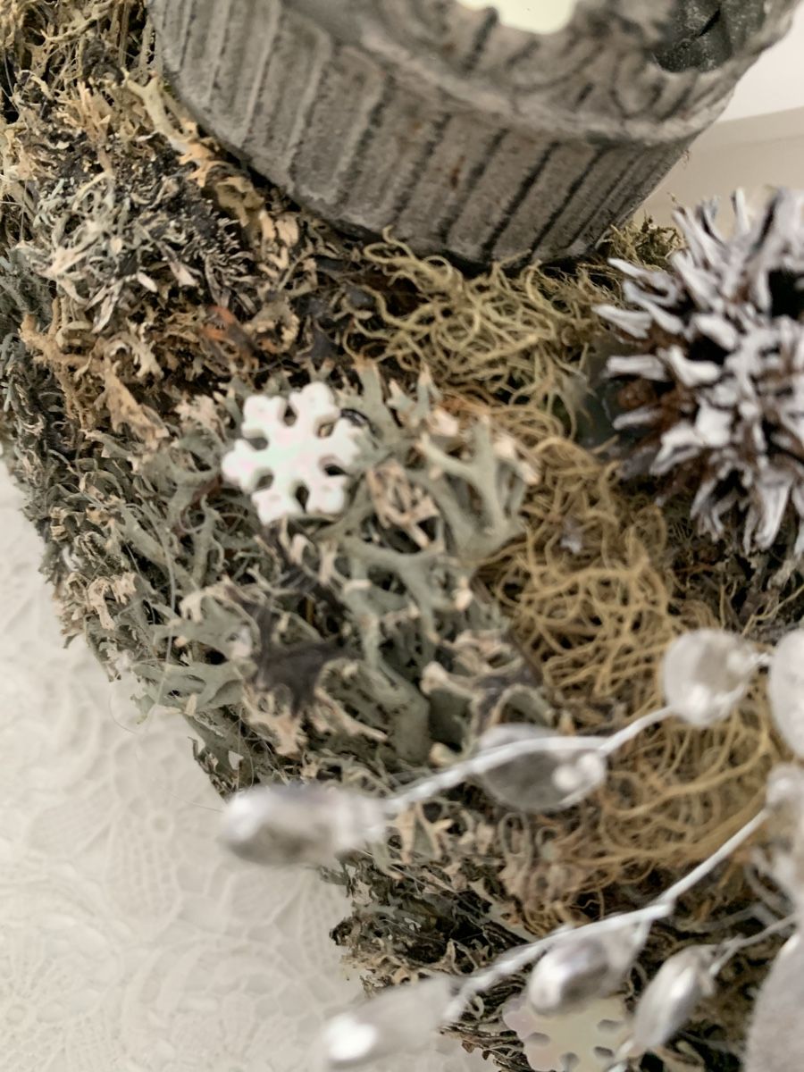 Tutte le decorazioni: Adventskranz mit Häuschen Handmade – Nuovo e nell'imballaggio originale da Diepoldsau venduto da Luxusdeko 6