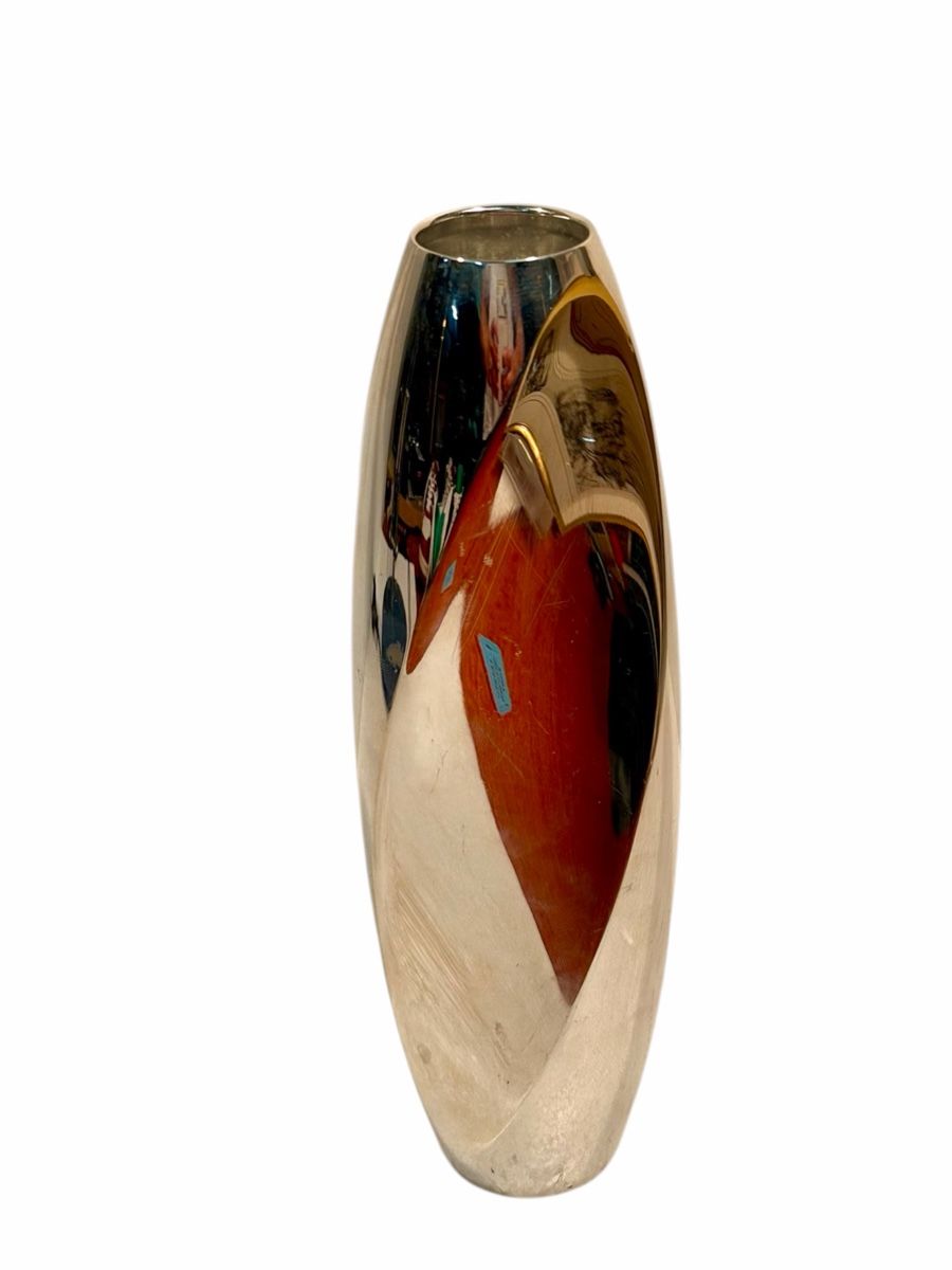 Vase & Récipients: Vase chrome oval shape – D'occasion à Lausanne par artnouveau05 4