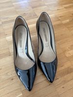 Buffalo Lack Pumps, Schwarz, Grösse 39, Top Zustand!