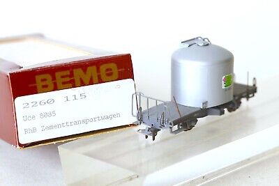 Bemo H0m 2260 115 Zementtransportwagen Uce 8085 der RhB 5