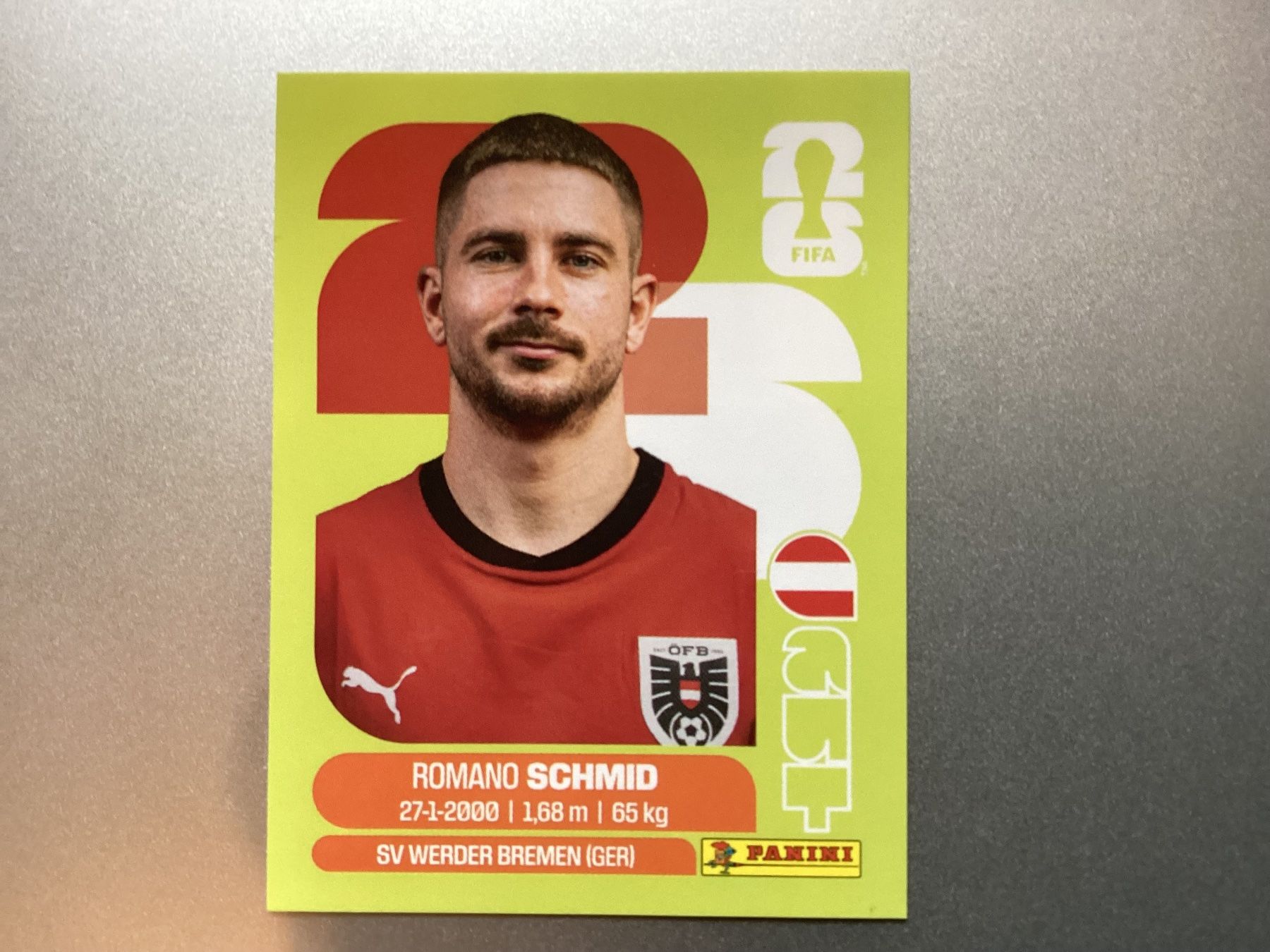 Panini Carte collezionabili: FIFA Sticker Romano Schmid AUT 16 United Edition – Usato da Volketswil venduto da Stf801210