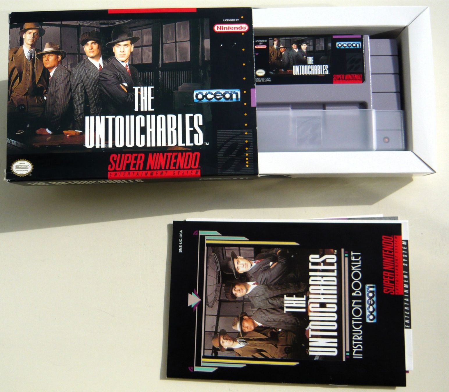 Nintendo Spiele: SNES:  The Untouchables, CIB, Excellent état ! – Gebraucht aus Onex von Jaguar1986 1