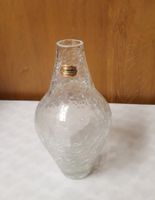 Vintage Craquelé Glas Vase 60-/70-er Jahre Designklassiker