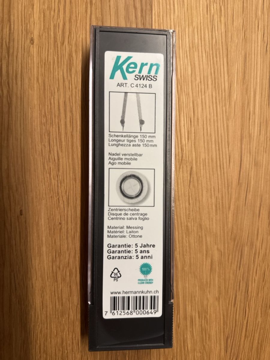 Compassi: Kern Swiss Zirkel – Usato da Baar venduto da Frigo27 1