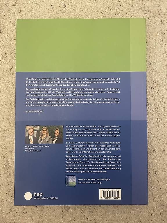 Libri: Betriebswirtschaftslehre Lehrmittel – Nuovo (secondo la descrizione) da Bern venduto da simone.mueller 1