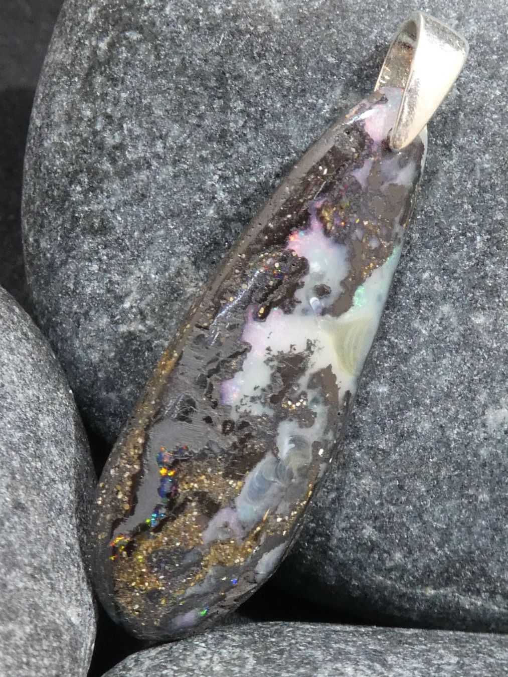 Ciondoli: Anhänger Boulder Opal. – Nuovo (secondo la descrizione) da Niederbüren venduto da Raphael014 5