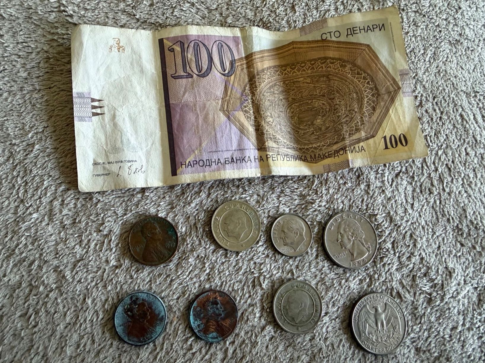 Tutti le monete: Quarter Dollar, Cent Münzen Liberty – Usato da Aarau venduto da KorgPA