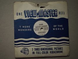 View-Master 3D: Nr. 1040 DEVON SCENES ENGLAND