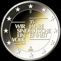 Germany - 2 Euros (German Reunification) 2025 UNC