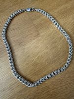 Halskette Silber Farbe schwere Ausführung neu
