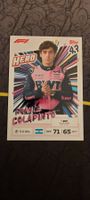 Franco Colapinto 88 Hero F1 Topps Turbo Attax 2026