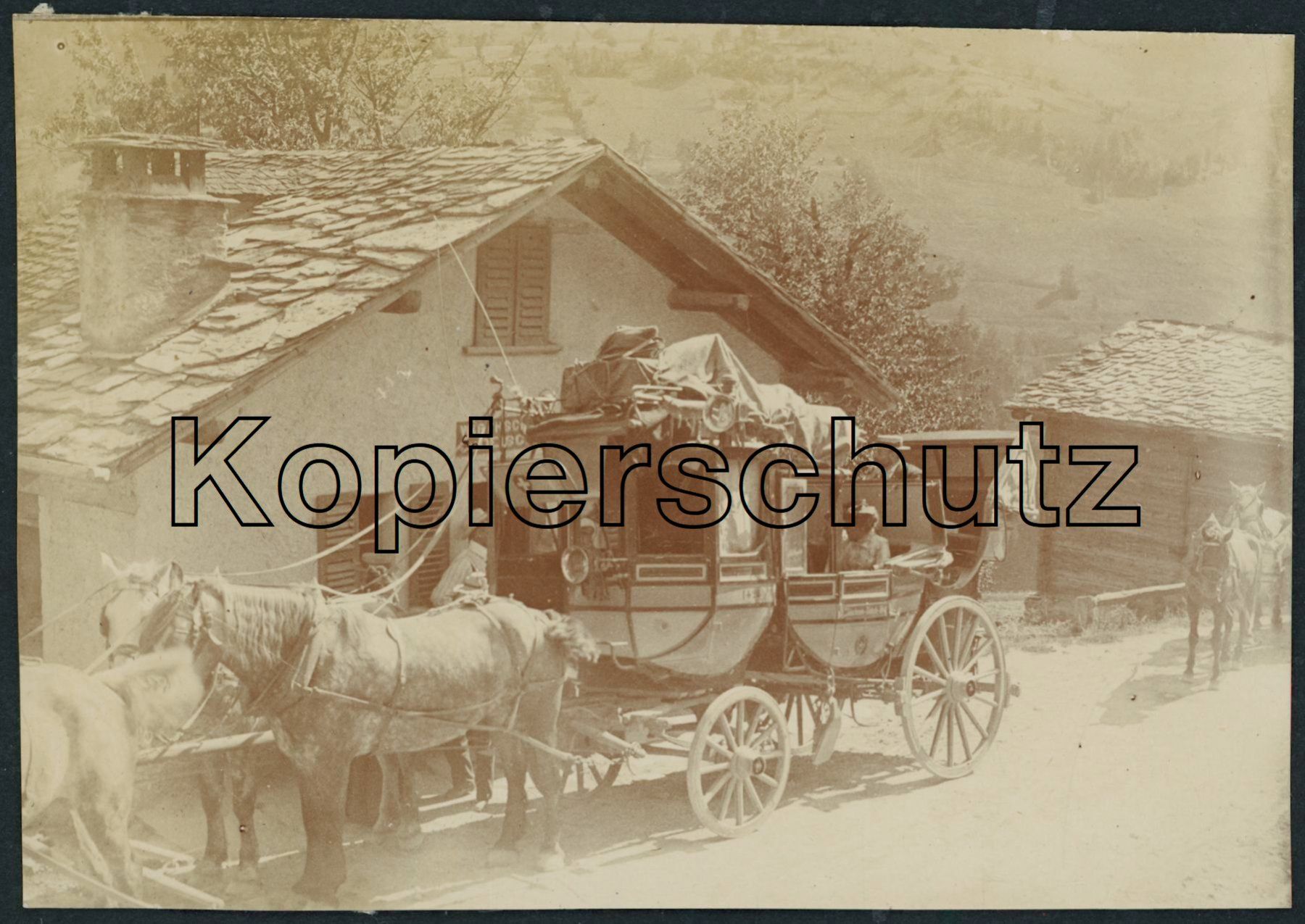 Cartoline postali: VS Furka Pass - Postkutsche – Usato da Schindellegi venduto da leecollect