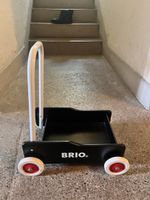 Brio baby walker wooden black good condition