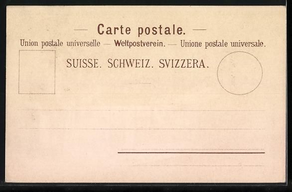 Ansichtskarten: Litho Geneve, Exposition Nationale Suiss – Gebraucht aus Berlin von bartko-reher 1