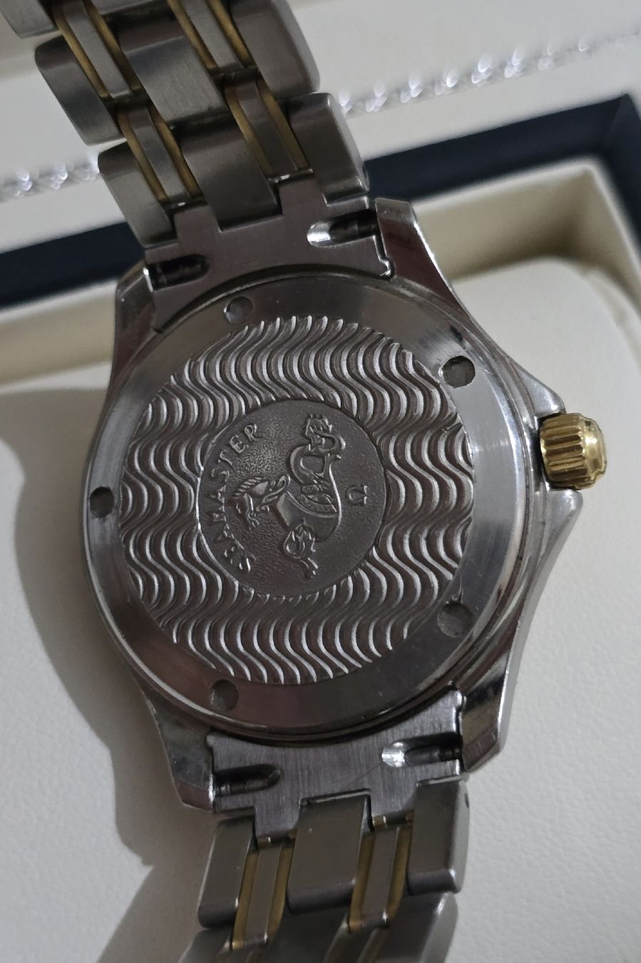 Omega Orologi: OMEGA Seamaster Automatic Chronometer  Or18k et Acier – Usato da Les Acacias venduto da watinjo 1