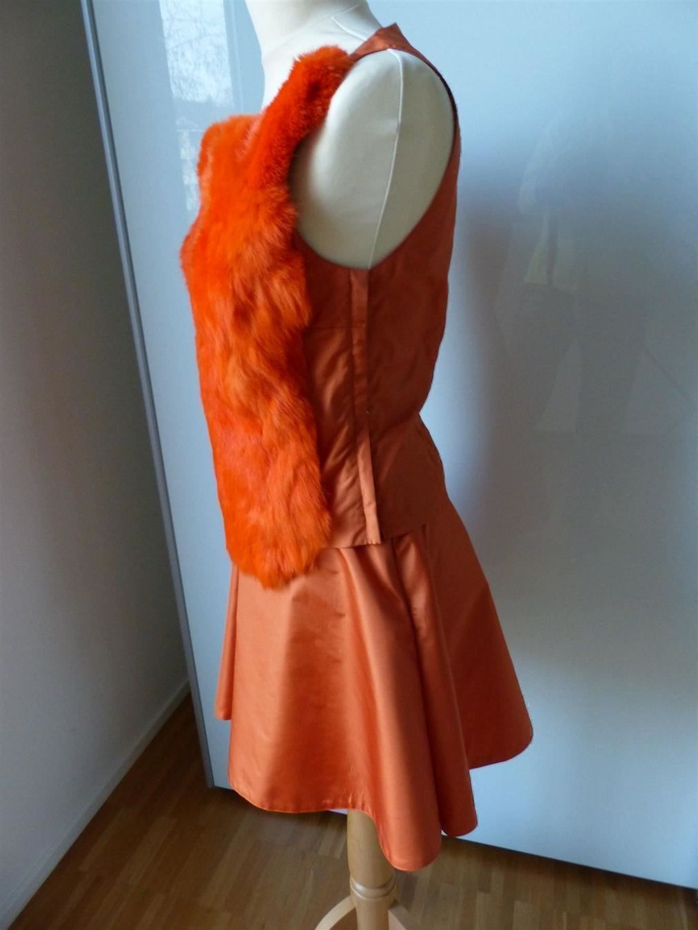 Vestiti: Edles, oranges Cocktail Kleid, ca. 36 – Nuovo (secondo la descrizione) da Füllinsdorf venduto da Bantrybay 2