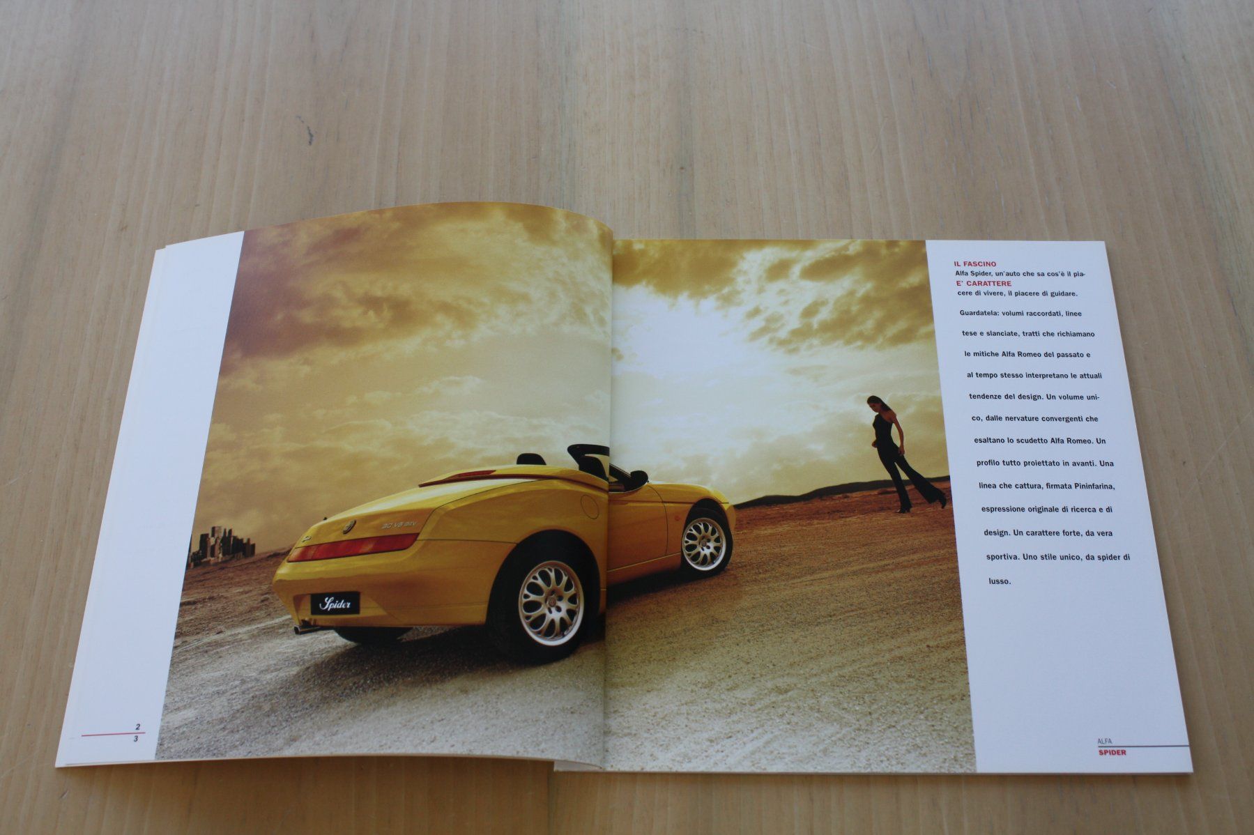 Alfa Romeo Documenti: Alfa Spider Prospekt 8/2001 Italienisch – Usato da Wikon venduto da erwin400 1