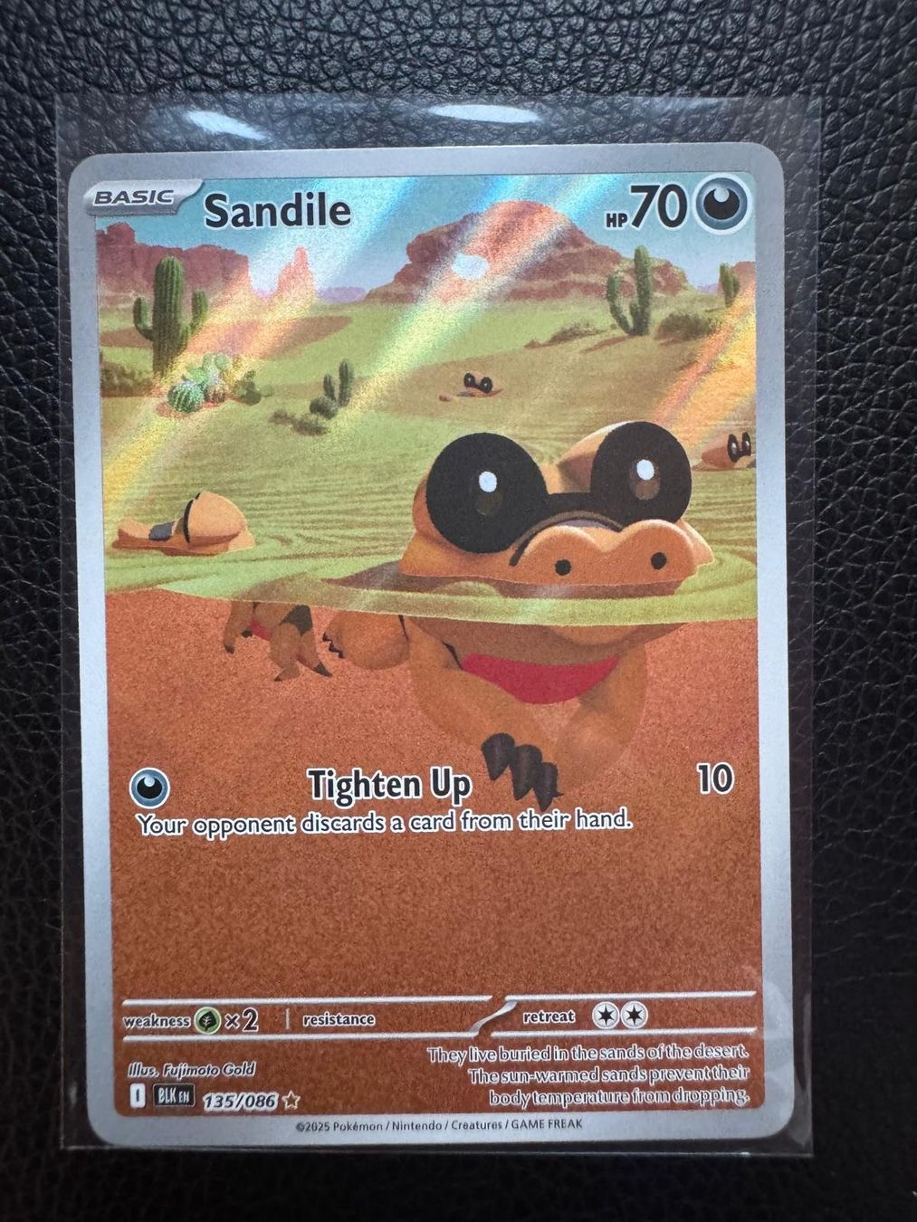 Pokémon Carte collezionabili: Sandile | Illustration Rare | BLK 135/086 | EN – Usato da Spreitenbach venduto da Snacky96 2