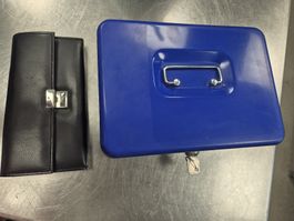 VALORIT Geldkassette blau +Serviceportm.