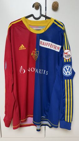 F.Schär MatchWorn Spielertrikot 2012/2013 FC BASEL