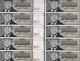 Belgrad 1993 - Jugoslawien 10 x 10000000 Dinara UNC - Andrić