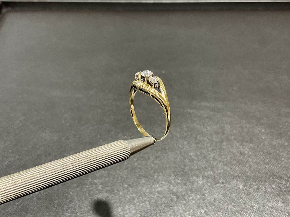 Anelli: Damenring 14k Diamant – Usato da Schaffhausen venduto da glamour-shop 4