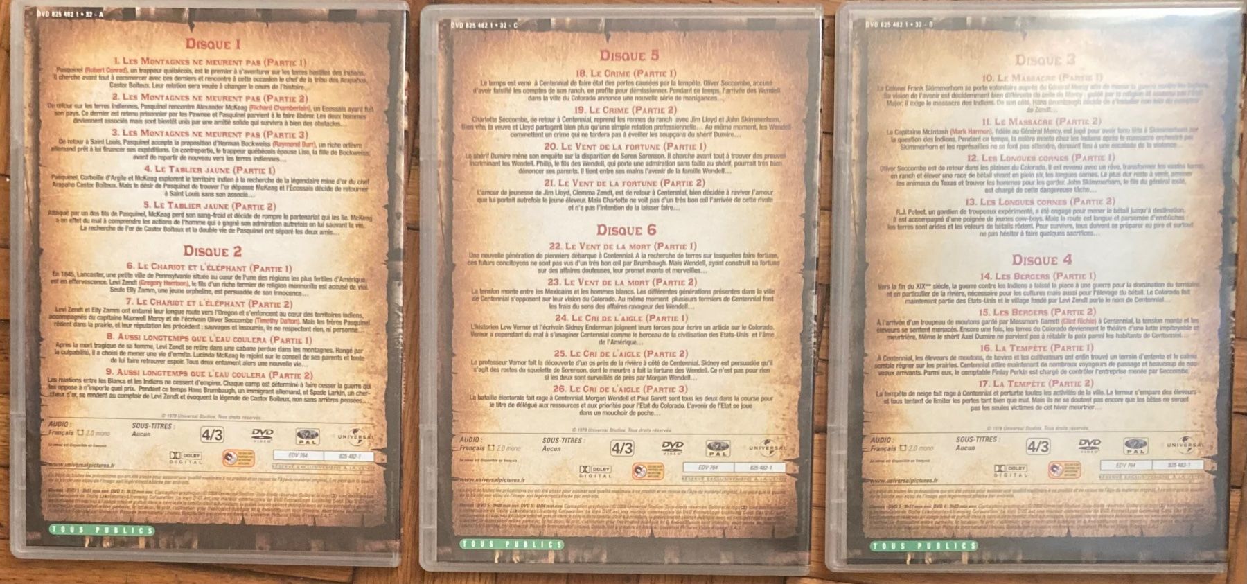Tutti i DVDs: COLORADO (CENTENNIAL) – Usato da Poliez-Pittet venduto da Newtown-Records 3